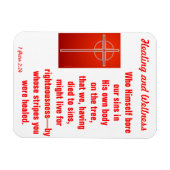 Von wem wurden die Streifen geheilt? Magnet (Horizontal)