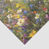 Von Wildblumen umgeben Seidenpapier (Ausschnitt)