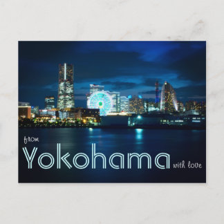 Von Yokohama Minatomirai mit Liebe Bay Port Japan Postkarte