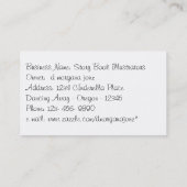 Von Zeit an laufen - Buskarte Visitenkarte (Rückseite)