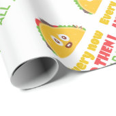 Von Zeit zu Zeit falle ich auseinander lustiger Geschenkpapier (Rolleneckpunkt)