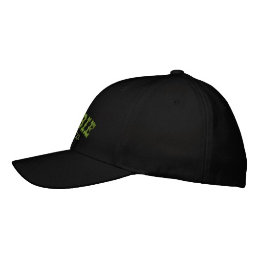 Von Zombie Skull Cap 003B Bestickte Kappe (Links)