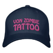 Von Zombie Tattoo 001BB Bestickte Kappe (Vorderseite)