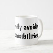 Von zu Hause aus arbeiten Kaffeetasse (VorderseiteRechts)