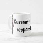 Von zu Hause aus arbeiten Kaffeetasse (Vorderseite Links)