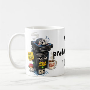 Von Zuhause aus arbeiten - Maus-Jiggler Kaffeetasse