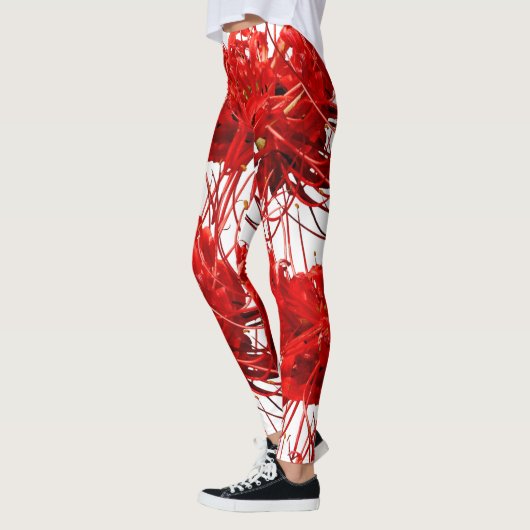 Vonflora Spider Lily Leggings Blume Leggings (Links)