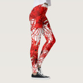 Vonflora Spider Lily Leggings Blume Leggings (Rechts)