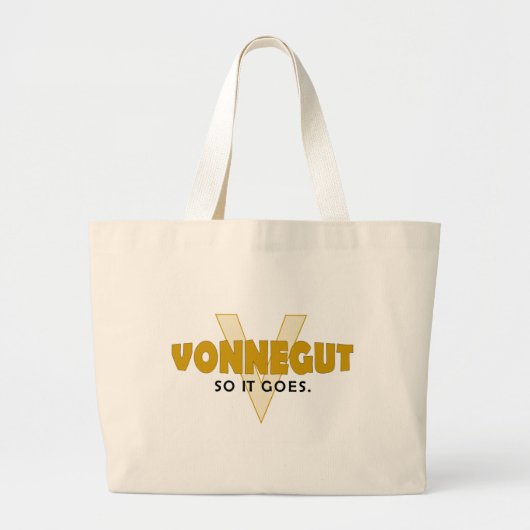 Vonnegut also es gehen jumbo stoffbeutel (Vorne)