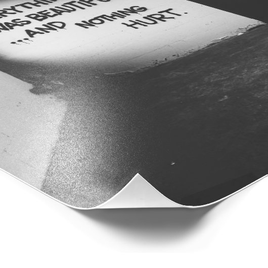 Vonnegut Fotodruck (Ecke)