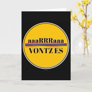 Vontz Es Grußkarte Karte