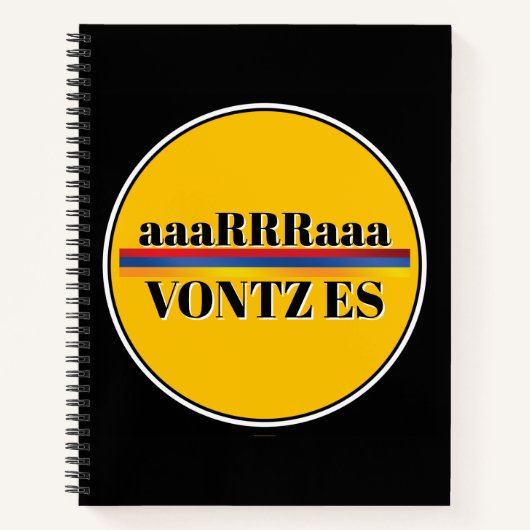 Vontz Es Notizbuch  (Vorderseite)