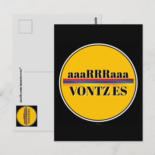 Vontz Es Postkarte (Vorne/Hinten)
