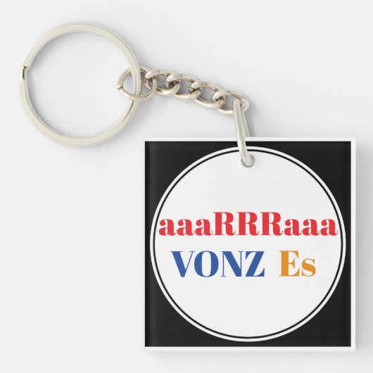 Vonz Es Schlüsselanhänger (Vorderseite)