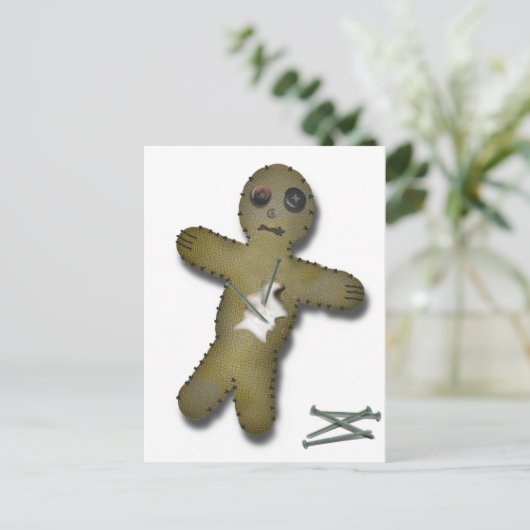 Voo Doo Doll - interaktiv Postkarte (Stehend Vorderseite)
