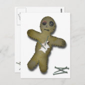 Voo Doo Doll - interaktiv Postkarte (Vorne/Hinten)