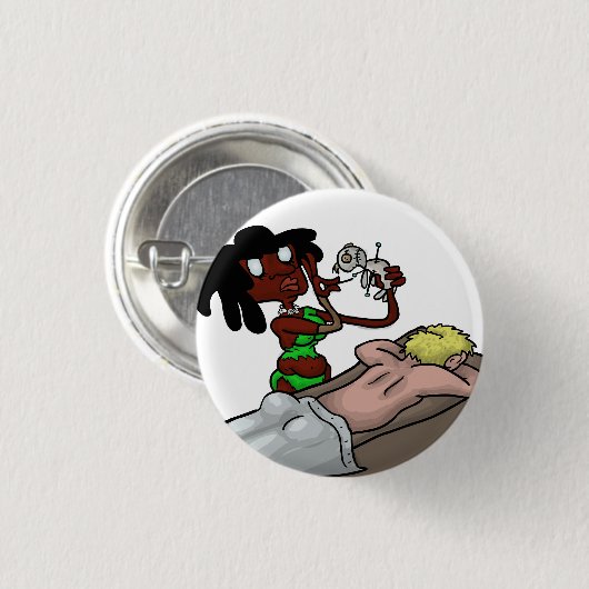 Voodoo-Akupunktur Button (Vorne & Hinten)