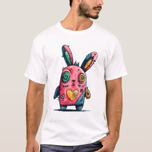 Voodoo Bunny - Spiralträume T-Shirt (Vorderseite)