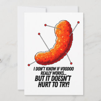 Voodoo Cheese Puff - Anti Trump Joke Feiertagskarte