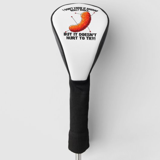 Voodoo Cheese Puff - Anti Trump Joke Golf Headcover (Vorderseite)