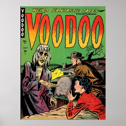 VOODOO Comic Comic Book Poster (Vorne)
