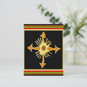 Voodoo Compass Postkarte (Stehend Vorderseite)
