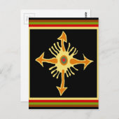 Voodoo Compass Postkarte (Vorne/Hinten)