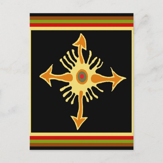 Voodoo Compass Postkarte (Vorderseite)