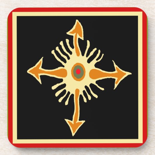 Voodoo Compass Untersetzer (Vorderseite)