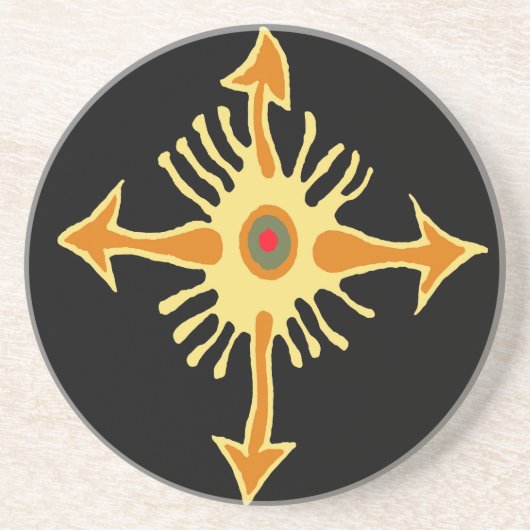 Voodoo Compass Untersetzer (Vorne)