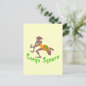 Voodoo Dancer Congo Square Postkarte (Stehend Vorderseite)