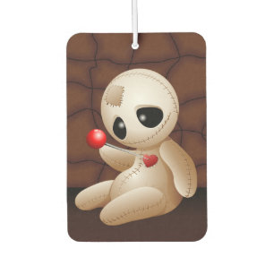 Voodoo Doll Cartoon in der Liebe Autolufterfrischer