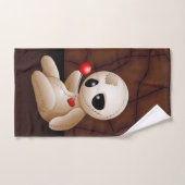 Voodoo Doll Cartoon in der Liebe Badhandtuch Set (Handtuch)