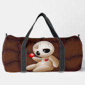 Voodoo Doll Cartoon in der Liebe Duffle Bag (Vorderseite)