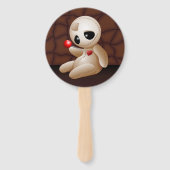 Voodoo Doll Cartoon in der Liebe Fächer (Vorderseite)
