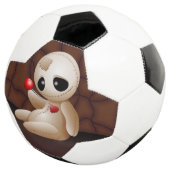 Voodoo Doll Cartoon in der Liebe Fußball (Dreiviertel)