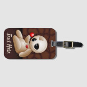 Voodoo Doll Cartoon in der Liebe Gepäckanhänger (Vorderseite (Horizontal))