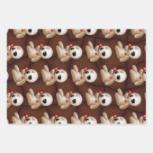 Voodoo Doll Cartoon in der Liebe Geschenkpapier Set (Vorderseite 2)