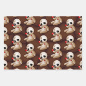 Voodoo Doll Cartoon in der Liebe Geschenkpapier Set (Vorderseite)