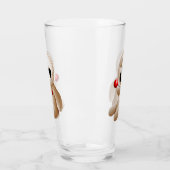 Voodoo Doll Cartoon in der Liebe Glas (Links)