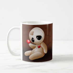 Voodoo Doll Cartoon in der Liebe Kaffeetasse