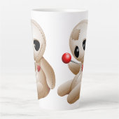 Voodoo Doll Cartoon in der Liebe Milchtasse (Vorderseite)