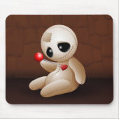 Voodoo Doll Cartoon in der Liebe Mousepad (Vorne)