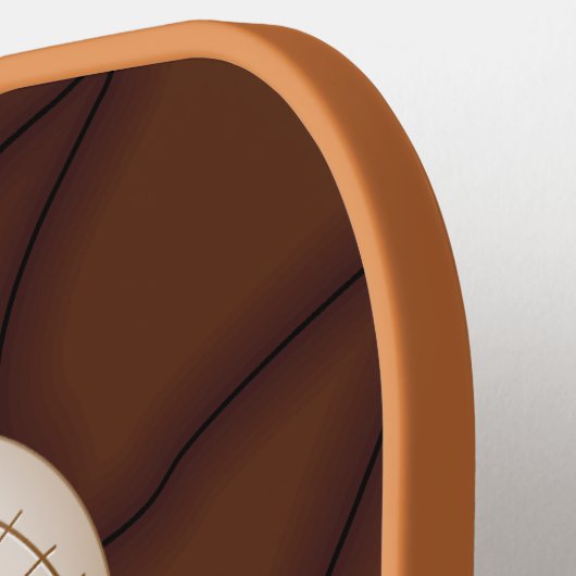 Voodoo Doll Cartoon in der Liebe Pickleball Schläger (Linke Seite)