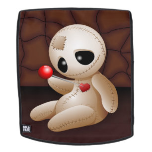 Voodoo Doll Cartoon in der Liebe Rucksack