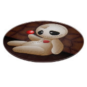 Voodoo Doll Cartoon in der Liebe Schneidebrett (Ecke)