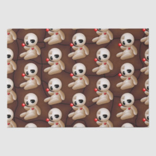 Voodoo Doll Cartoon in der Liebe Seidenpapier