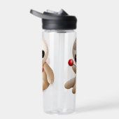 Voodoo Doll Cartoon in der Liebe Trinkflasche (Rechts)