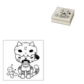 Voodoo Doll Cat Gummistempel (Stempel)