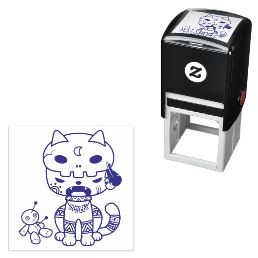Voodoo Doll Cat Permastempel (Beispiel)